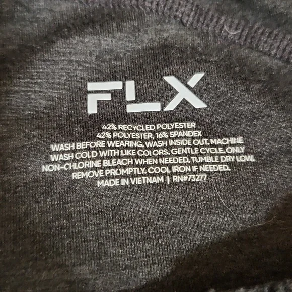 Women's FLX Wander Joggers Black Heather Travel Active Knit Pants Large Kohl's - Picture 5 of 9